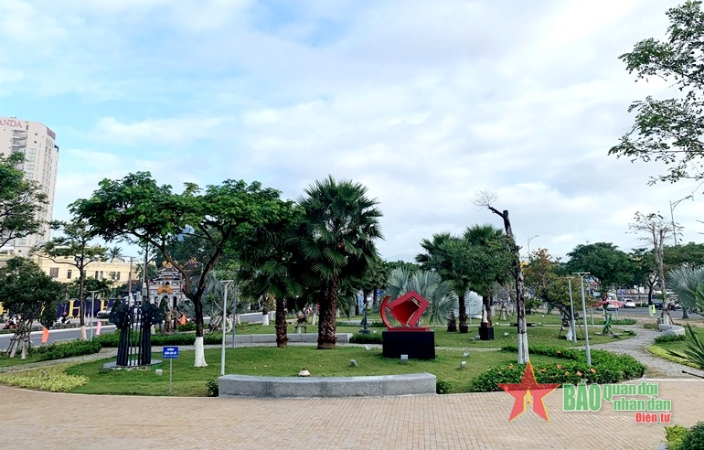 Công trình trong không gian kiến trúc cây xanh hài hòa.